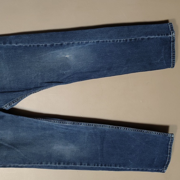 Levi Strauss 505 Straight Slightly Distressed Jeans 32x30 - Picture 4 of 7
